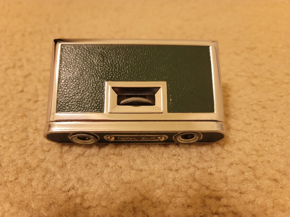 Vintage Opera Glasses Binoculars Green Folding Crystar Lens 2.5x Made in Japan - Image 4 of 4