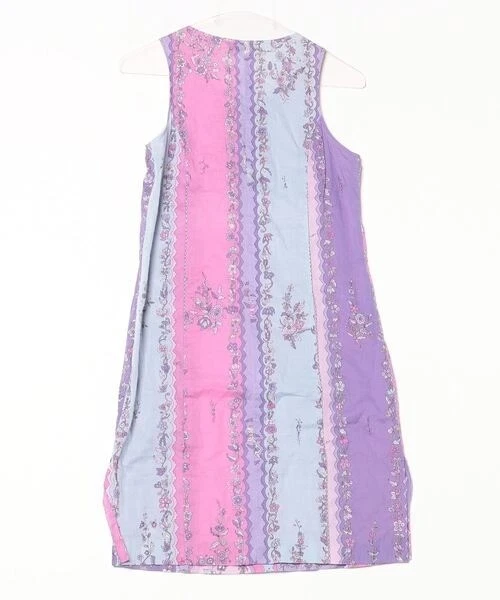 Emilio Pucci sleeveless floral A-line knee-length dress, pink. - Image 2 of 4