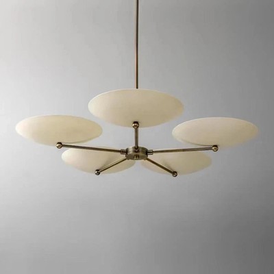 Mid-Century 5-arm ceiling light Modern brass chandelier Sputnik Light Chandelier