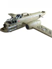 GI Joe "Aces High" Air Force Bomber Airplane (Works) (Missing Parts)