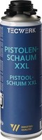 12Er Pack(Stk) Tecwerk 1K-Pistolenschaum Xxl 500 Ml B2 Grau Ohne Einweghandschuh