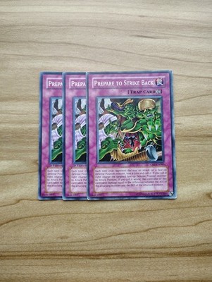 Yu-Gi-Oh! - Prepare To Strike Back 3X - Full Playset Of Cards
