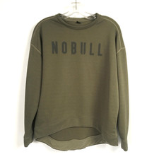NOBULL Crew Neck Sweatshirt Womens Medium Green Lightweight Pullover