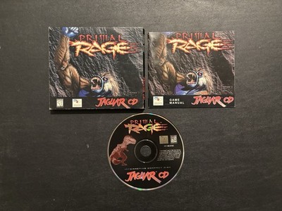 Primal Rage Atari Jaguar CD 1995 CIB Complete In Box Authentic Tested & Works!