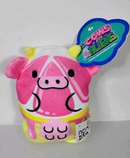 Cows vs Aliens Mystery Beans 4" Cow Plush Citrus 071