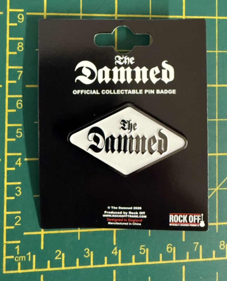 The Damned Gothic Logo Very High Quality Metal Badge Officially Licensed