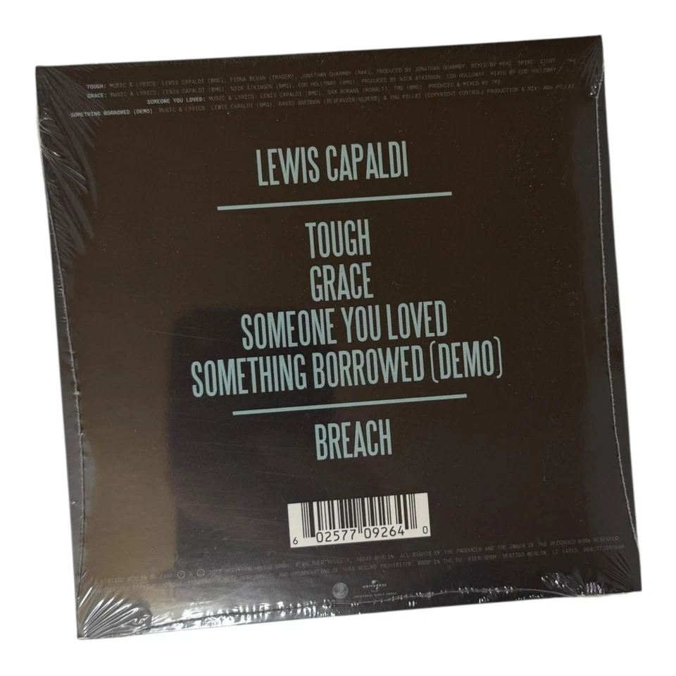 Lewis Capaldi - Breach EP (2018) 💿 RARE! Brand New & Unplayed 4 Track CD Single - Image 2 of 4
