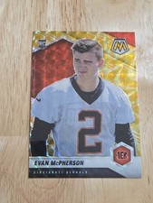 2021 Mosaic EVAN MCPHERSON Yellow Reactive #361 Rookie Card RC Bengals SP. rookie card picture
