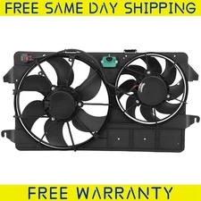 1Pcs Radiator Condenser Cooling Fan Assembly For 2010-2013 Ford Transit Connect