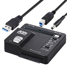 USB 3.0 to IDE SATA Converter External Hard Drive Adapter Kit for 2.5/3.5"