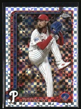 2025 Topps Chrome X-Fractor Matt Strahm #178 Baseball Card