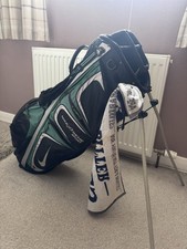 Nike Extreme Sport Stand Golf Bag – Green/Black – Includes Golf Towel