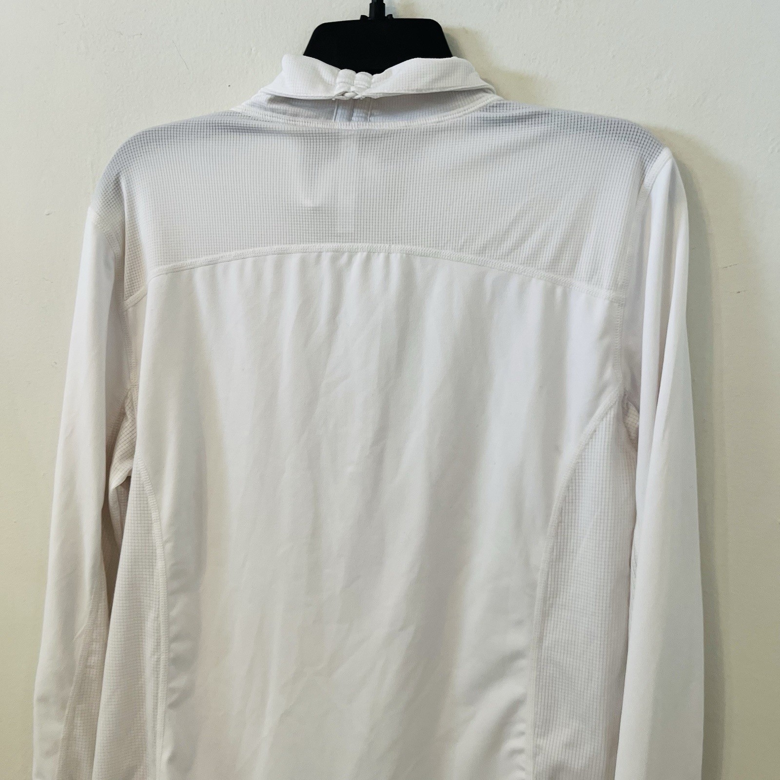 Fabletics White Pullover Performance Jacket Size … - image 5