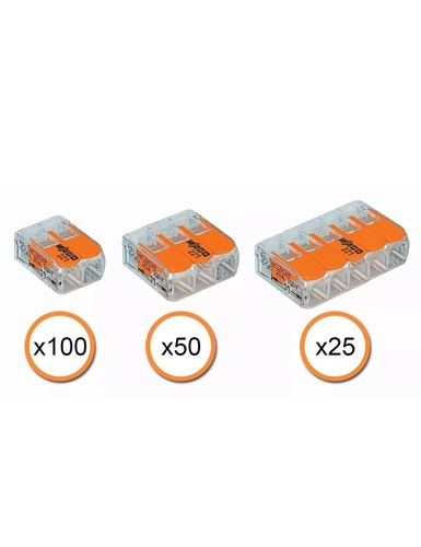 WAGO Klemmen 221-412 | 221-413 | 221-415. 175 Stk. - Bild 1 von 2