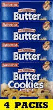 4x Salerno The Original Butter Cookies 16 Oz Box NEW FREE SHIPPING 4 Boxes