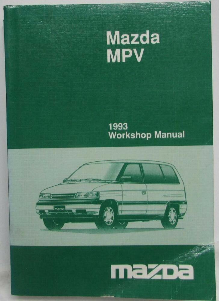 1993 Mazda MPV Service Shop Repair Manual | eBay
