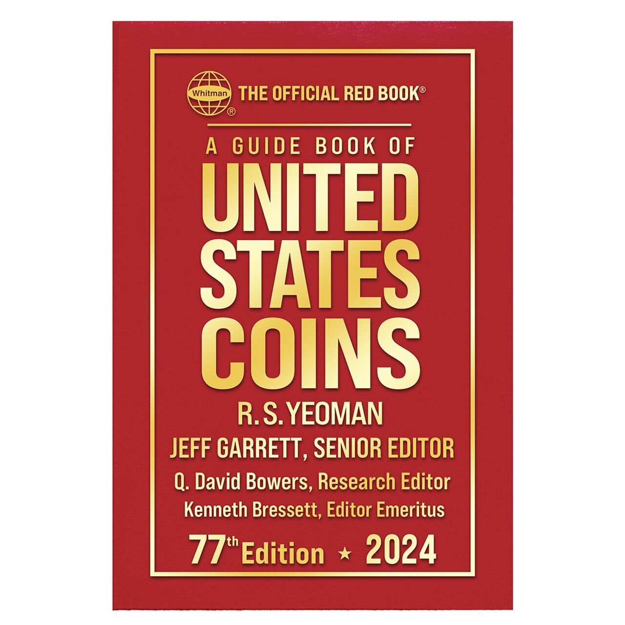 New 2024 Official Red Book Guide For US Coins Price List Hardcover 77th