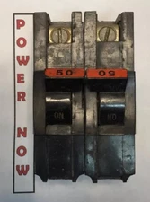 Federal Pacific FPE Stab-Lok Breaker 2 Pole 50 Amp 240V Thick - Ships Today