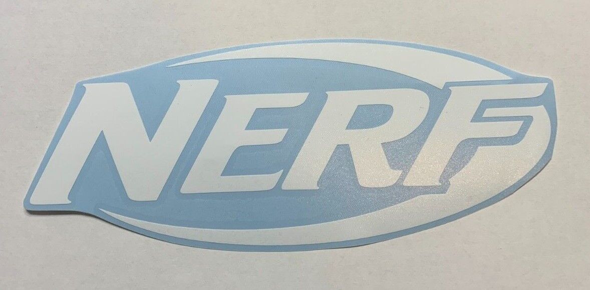 Nerf Logo Die Cut Vinyl Sticker Patriotic Gun USA America Marines Army