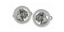 Sealyham Terrier Cufflinks Jewelry Sterling Silver Handmade Dog Cufflinks SEM1H-