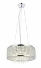 Chandelier Crystal Pendant Chrome Kitchen Island Dining Room Light Fixture 16"