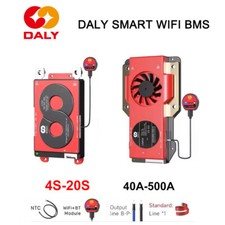 Daly Smart WIFI BMS LiFePo4 4S-20S 40A-500A Li-ion Battery  Wifi BT Module lot