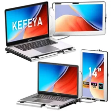 Laptop Screen Extender 14in HD 1080P Portable Monitor for 13"-17" Laptop Laptop✈