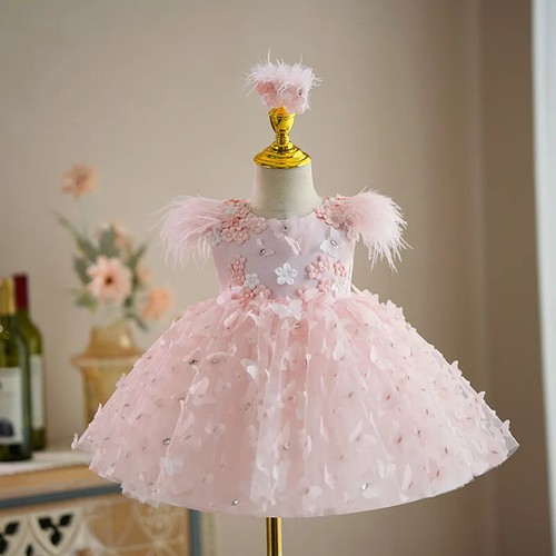 Girl Baby Princess Dress Children Fashion Fluffy Dress Birthday PerformanceDress - Picture 14 of 15