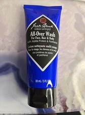 JACK BLACK All-Over Wash, Face, Hair  Body - 3 oz NWOB Sealed