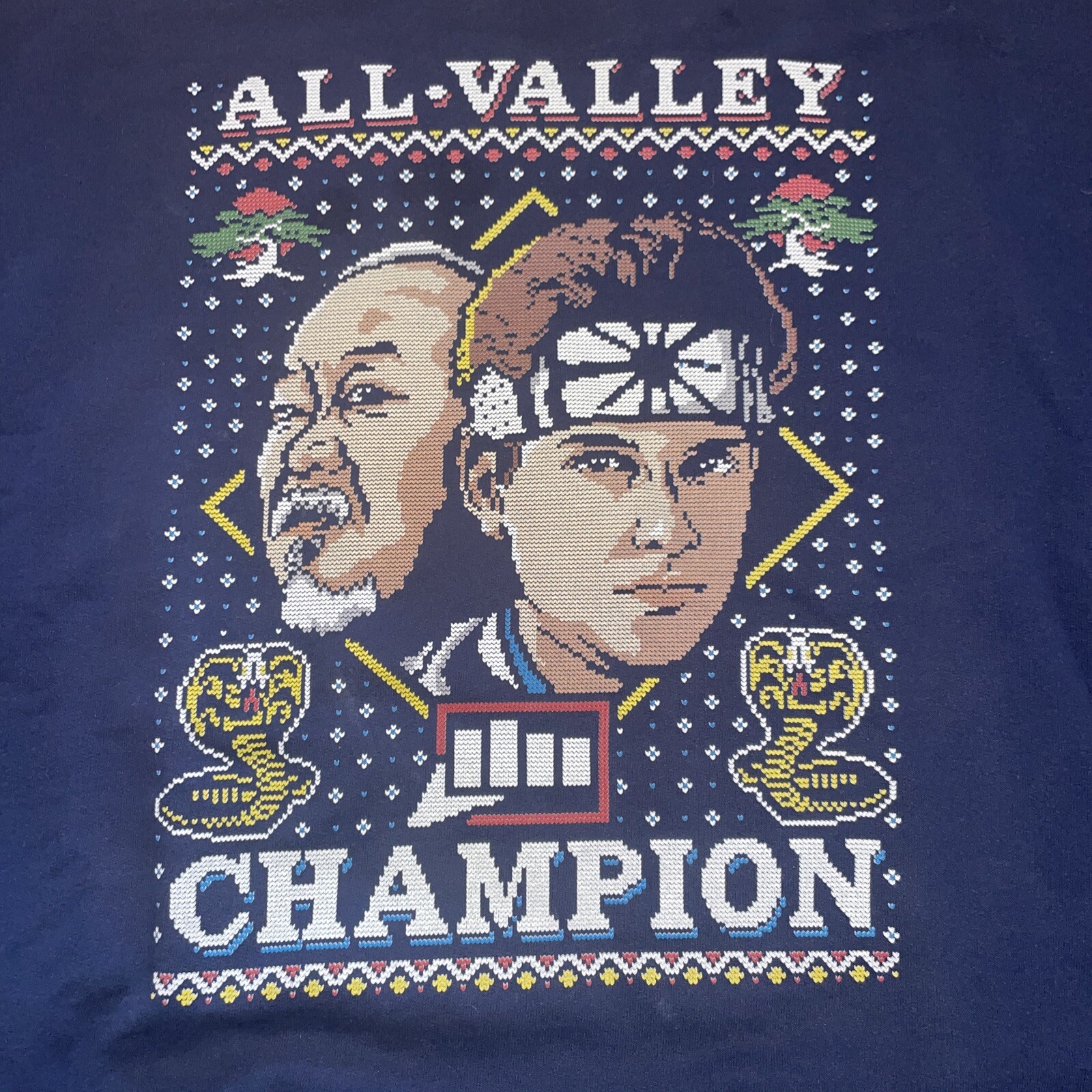 RARE VTG Karate Kid Cobra Kai All Valley Champion 8-B… - Gem