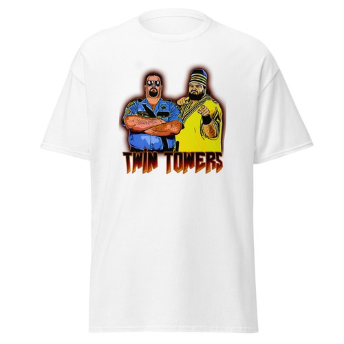 Twin towers Big boss man and Akeem 90s Tshirt - Picture 9 of 9