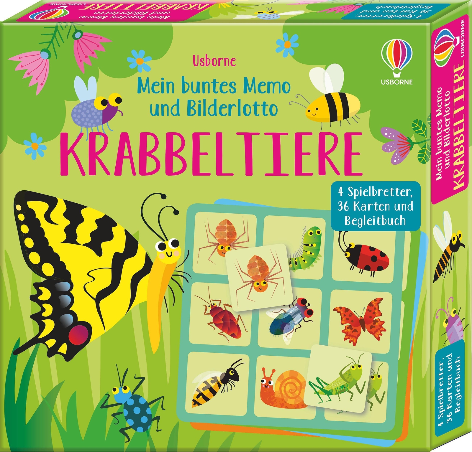 Thumbnail - Mein Buntes Memo Und Bilderlotto: Krabbeltiere Kate Nolan Stück 24 S.