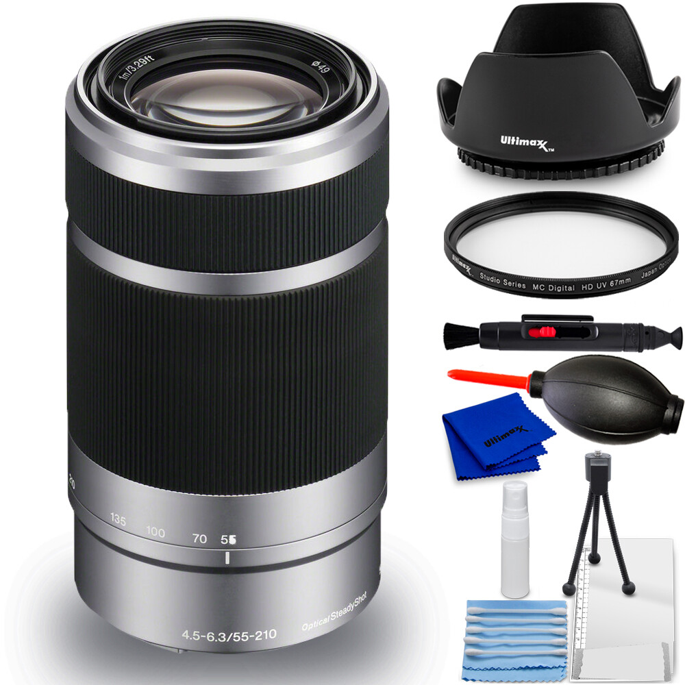 Sony E 55-210mm f/4.5-6.3 OSS Lens (Silver) New in White Box