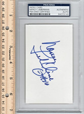 PSA/DNA Nancy Lieberman Signed Index Card Basketball HOF WNBA Auto Olympics