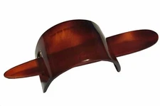 Parcelona French Basic Arch Pin Thru Medium Hair Clip With Stick Pony Clip