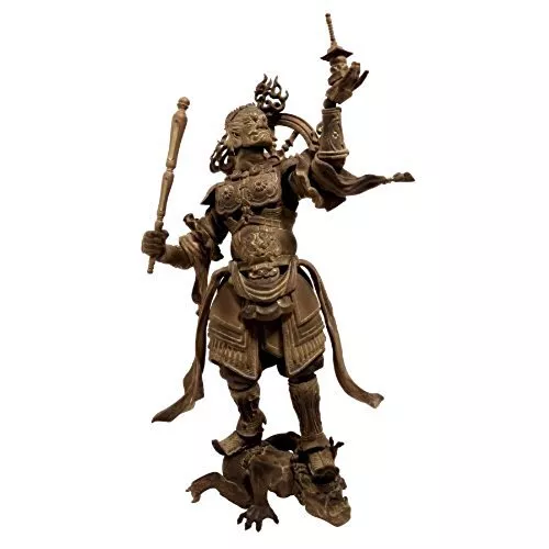 Kaiyodo Takeya Revoltech Actionfigur: #001 Tamonten Holzversion aus JAPAN - Bild 1 von 3