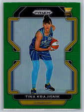 Tina Krajisnik 2022 Panini Prizm WNBA Rookie Green Prizm #13 Chicago Sky