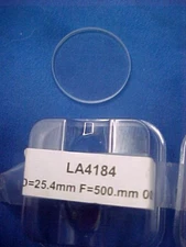 THORLABS PLANO CONVEX LENS 25.4MM D, F=500MM LA4184 GT