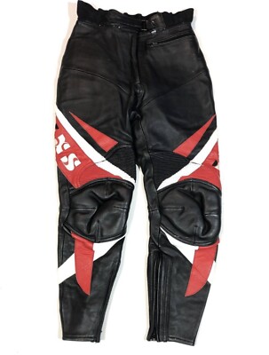 IXS Racing Moto Leather Pants Vintage