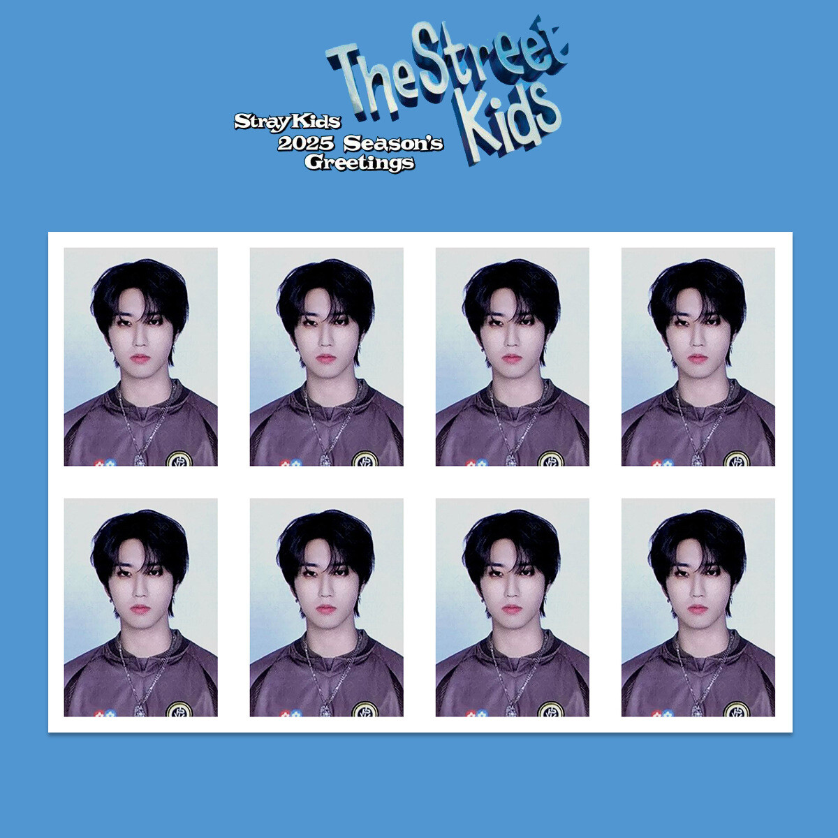 Kpop STRAY KIDS THE STREET KIDS School ID PHOTO Uniform ID