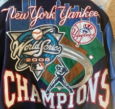 Vtg New York Yankees Jeff Hamilton Jacket JH Design Subway Series 2000 NWOT SZ L