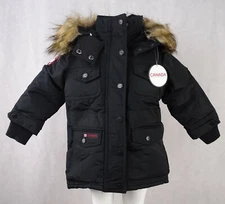 Canada Weather Gear Girls Snap-up Full-Zip Parka