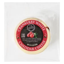 Cranberry White Cheddar Cheese, 1 pound (2 x 8 oz)