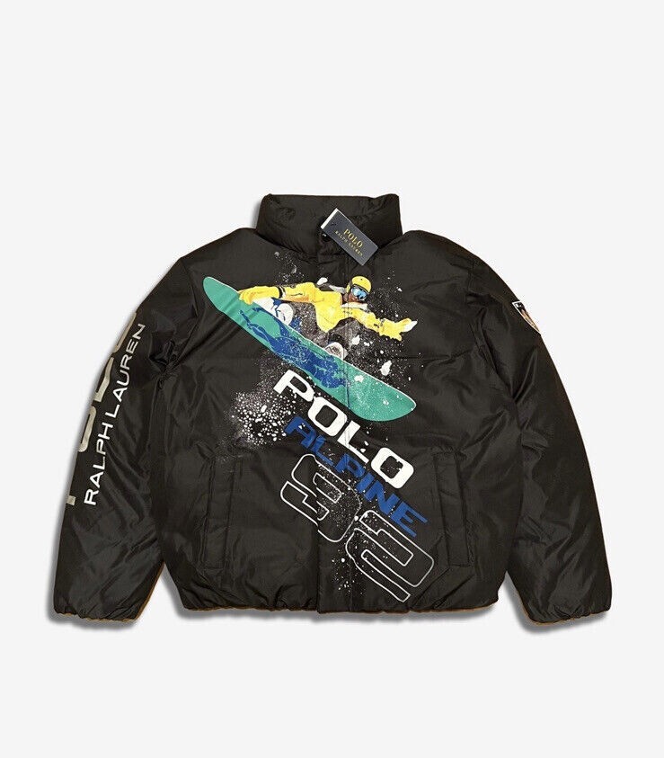 Black Jacket Jacket Size Polo Alpine Jacket Polo Ralph Lauren