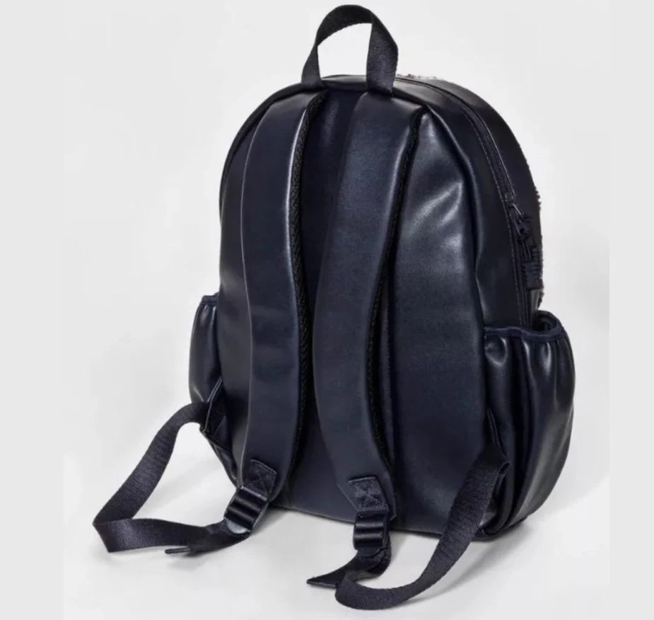 Mochila de piel sintética a cuadros de búfalo para mujer - Mossimo Supply Co.™ azul marino Foto 4 de 4