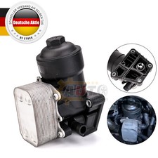 Ölfiltergehäuse Ölfilter Ölkühler Für Audi A3 VW Golf 6 Leon Polo 1.6 2.0 TDI