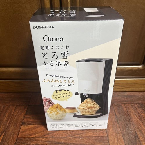 Doshisha Ice Shave Electrical Shaved Ice Machine DTYB2BK Fluffy Snowy