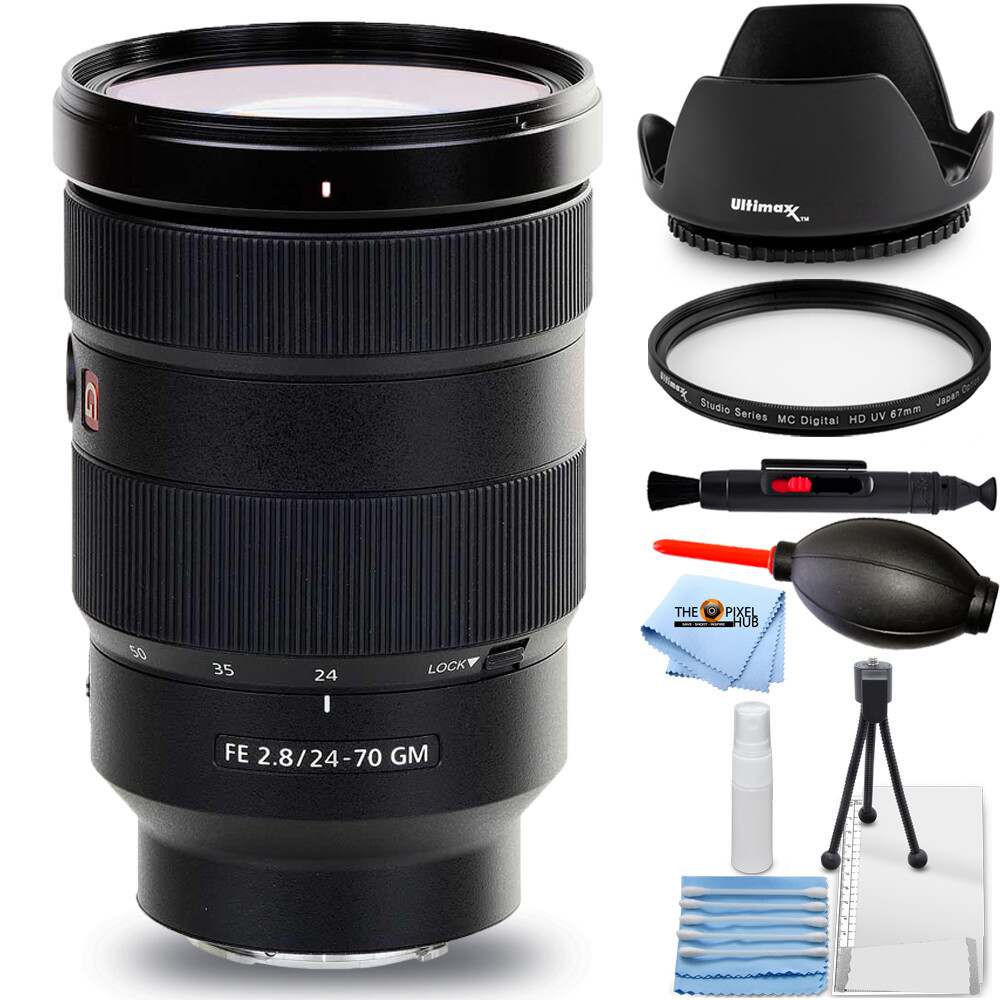 Sony FE 24-70mm f/2.8 GM II Lens SEL2470GM2 - 7PC Accessory Bundle 