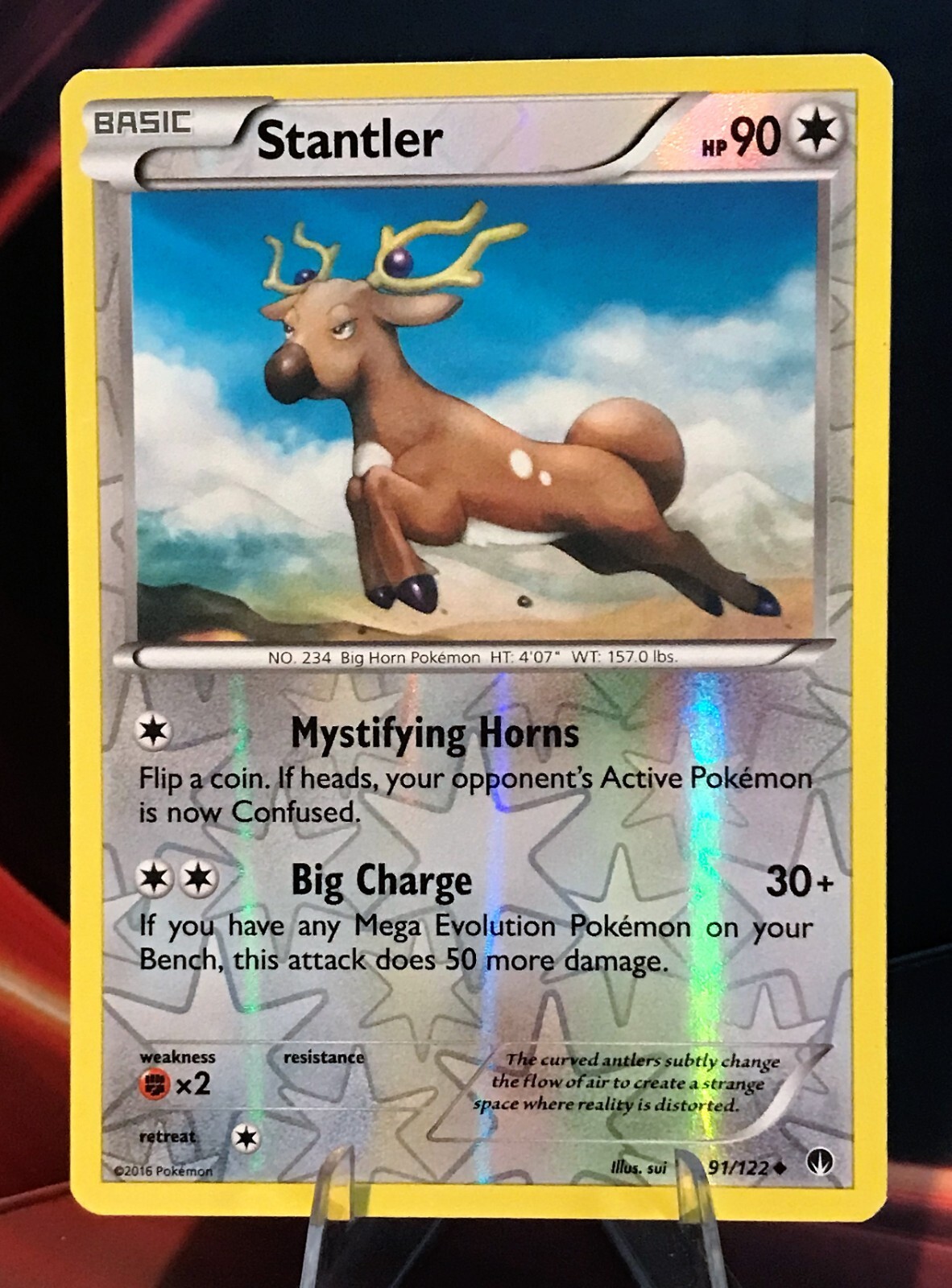 Stantler 91/122 XY Breakpoint Pokémon TCG Regular Uncommon