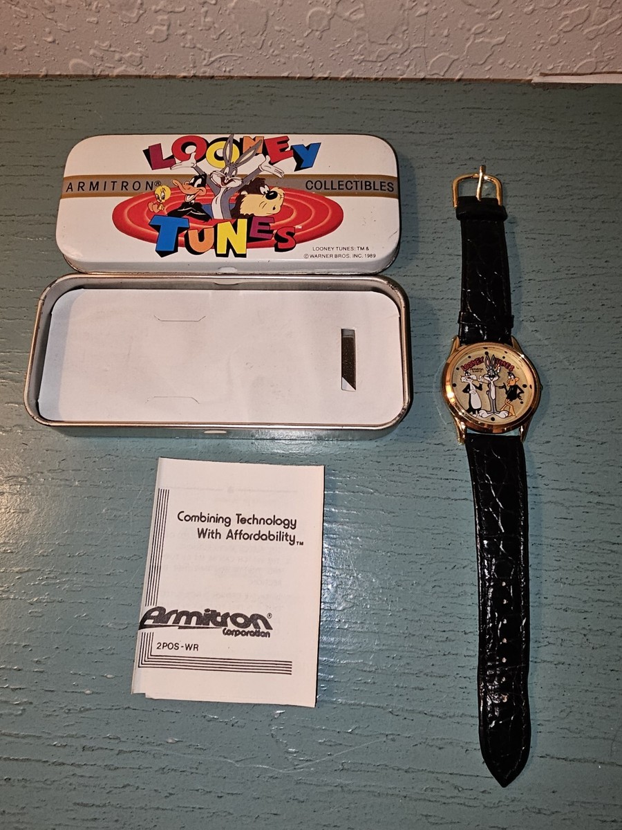 Vintage 1989 Armitron Looney Tunes Watch-Bugs, Sylvester  display picture 2